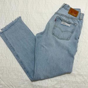Levi’s 501 Distressed Jeans